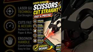 Laser Guided Scissors | Precision Fabric Cutting Shears for Sewing Crafts