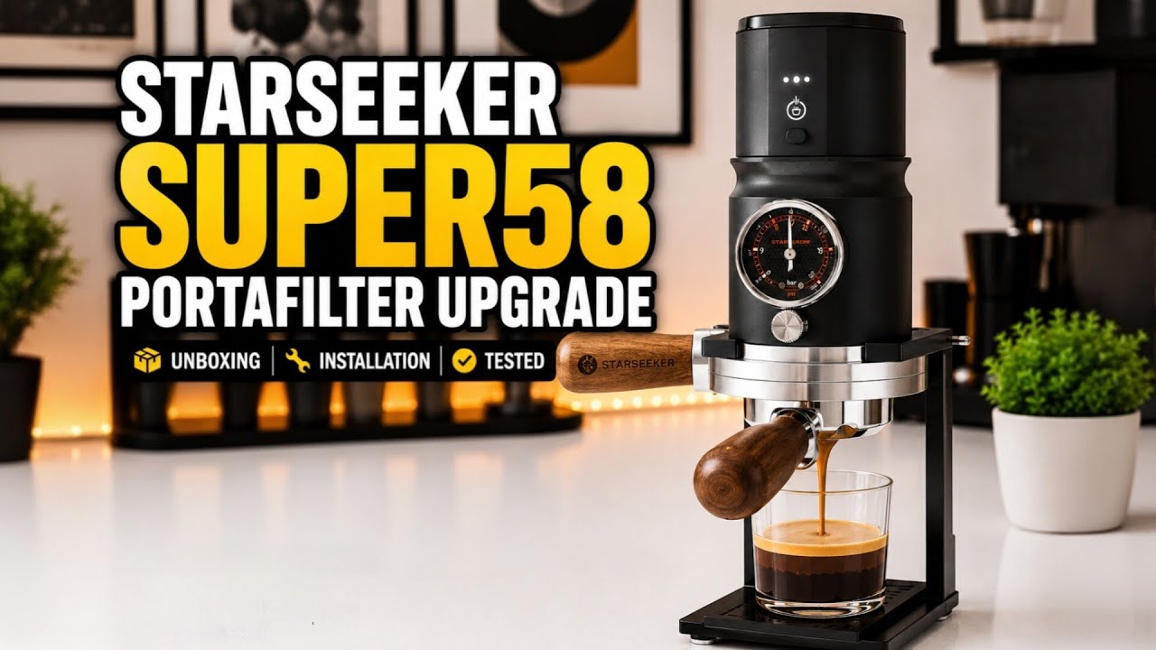 Starseeker Super58 Portafilter Upgrade Review - YouTube