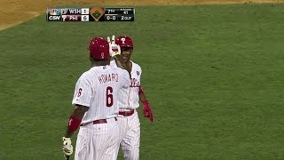 WSH@PHI: Rollins hits his second homer of the game