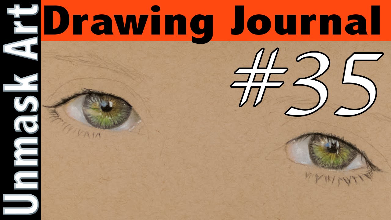 unmasked Drawing Journal #35 