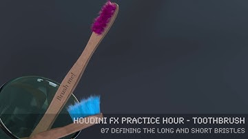 Toothbrush - 07 Defining the long and short bristles