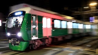 静岡鉄道【A3000形3003編成(Natural Green)】夜間本線走行試験