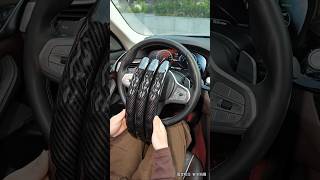 This trendy wood-grain steering wheel cover feature a simple yet elegant design🛟👉#steeringwheelcover