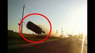 В Подмосковье авария как в Голливуде . ВИДЕО В Подмосковье авария как в Голливуде . ВИДЕО