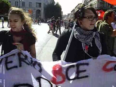 martedì 6 settembre 2011 SCIOPERO GENERALE corteo Trieste.wmv