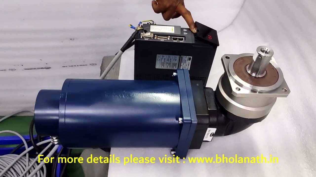 Flameproof AC Servo Motor | 90° Planetary Gear | 10:1 | Servo Motor | 3.8KW | Atex | Bholanath | Hin