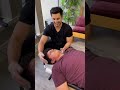 His first chiropractic experience.
