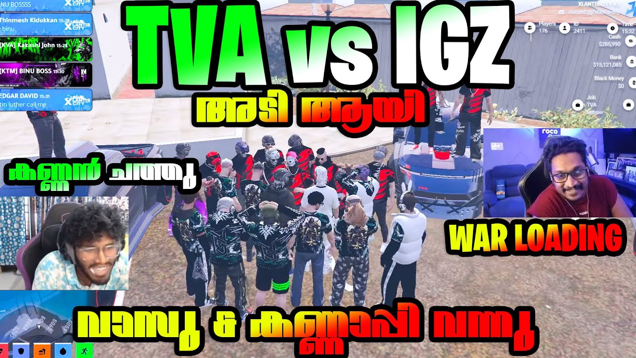 TvA vs IGZ Situation Beginning 🥵 വാസു അണ്ണൻ & കണ്ണാപ്പി വന്നപ്പോൾ 🥶 കണ്ണനെ അണ്ണൻ കൊന്നു🤣Funny Moment