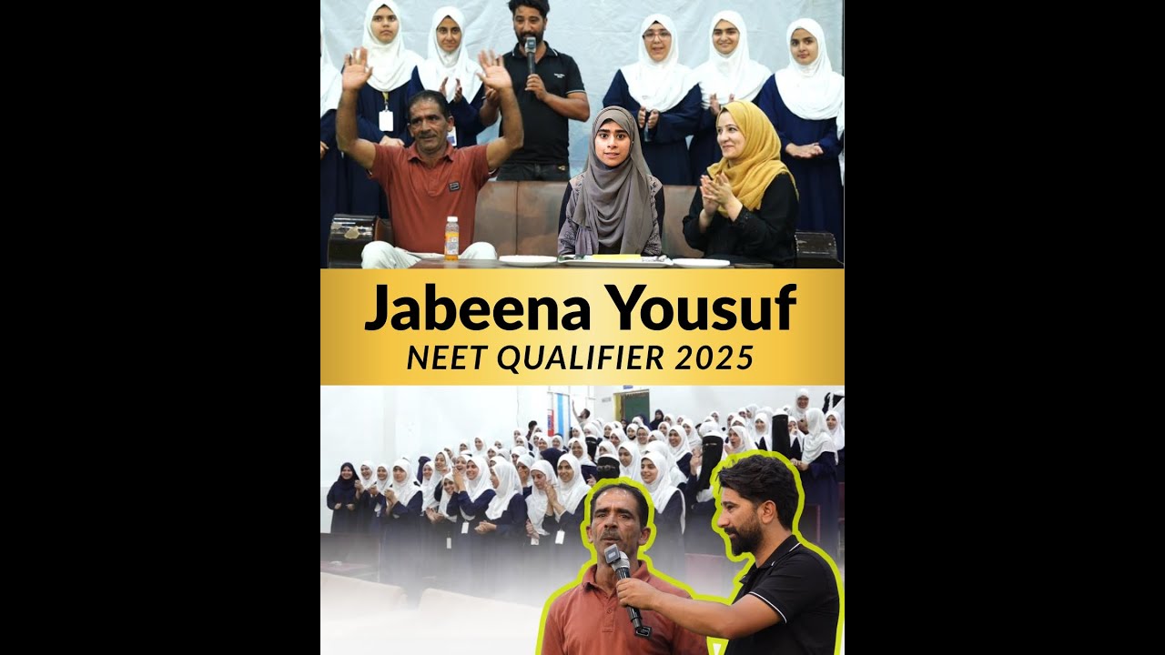 Jabeena Yousuf, a proud student of Kashmir Harvard, has successfully cracked NEET 2025.