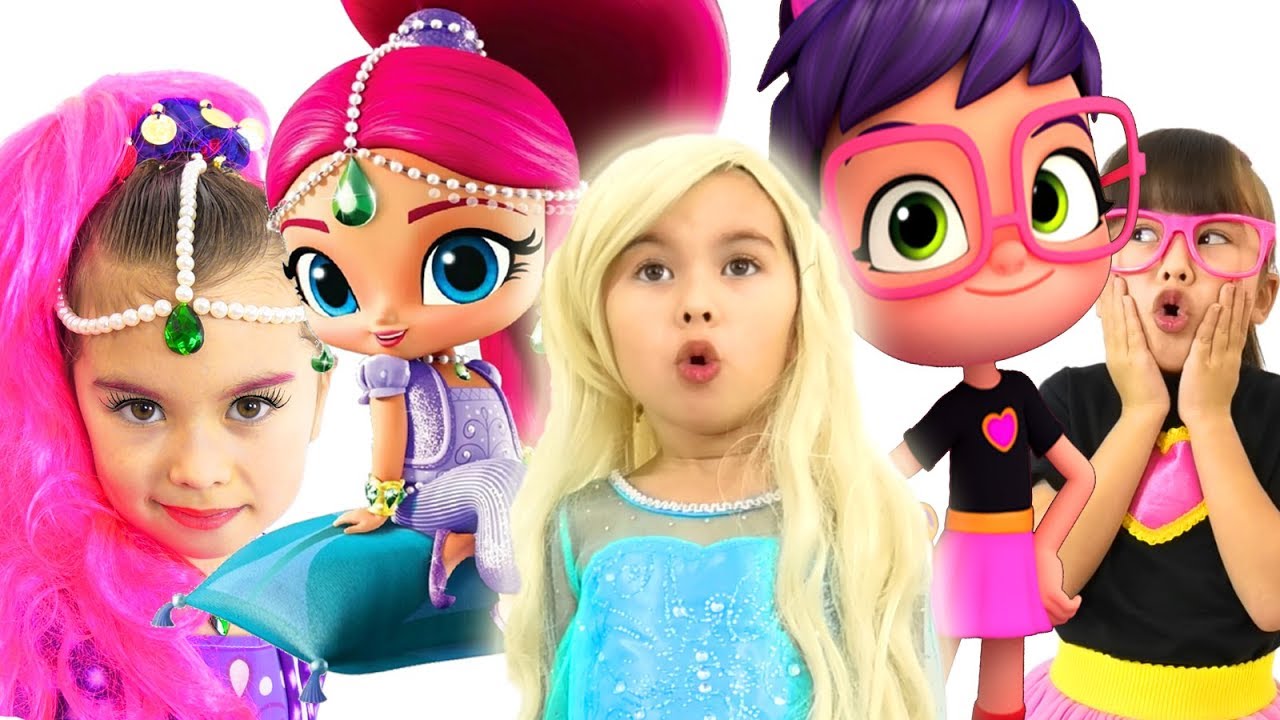 Best Magic Abby Hatcher Turns into Butterbean's Cafe, Disney Princesses, Shimmer and Shine
