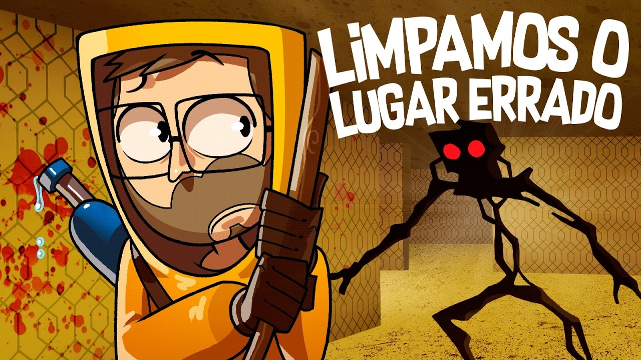 Cap e seus amigos limpando as Backrooms no sigilo | Backrooms Cleanup Crew