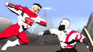 Kratos Vs OmniMan Part 2 Finale | God of War Vs Invincible | Animated Battle screenshot 2