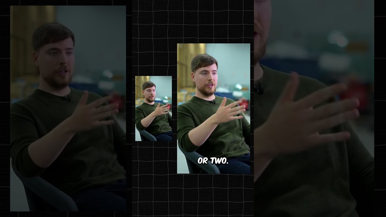 Before vs After MR BEAST podcast #podcast #editing #viral