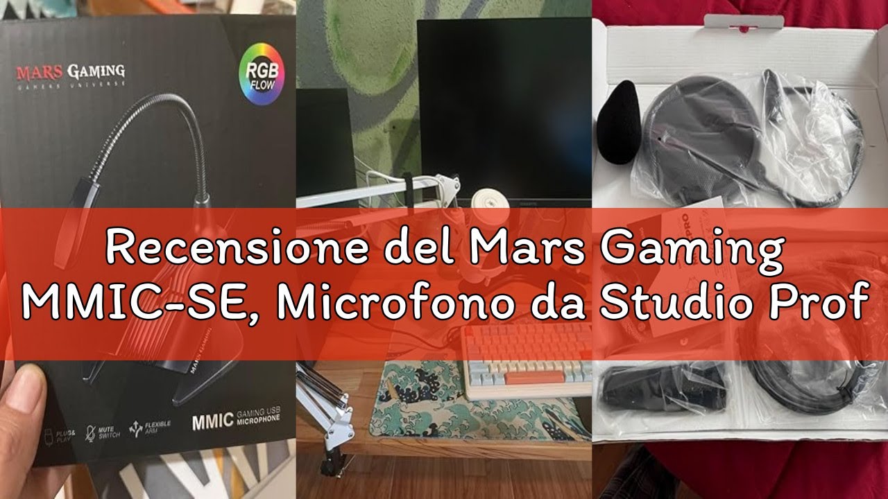 Recensione del Mars Gaming MMIC-SE, Microfono da Studio Professionale ARGB, ADC Ultra Alta Definizio