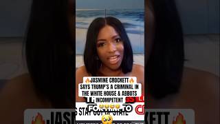 Jasmine Crockett GOES OFF on Trump & Gov Abbott in SERIOUS Rant