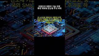 트럼프의 대중국 기술 규제 확대 계획에 반도체 주식 하락