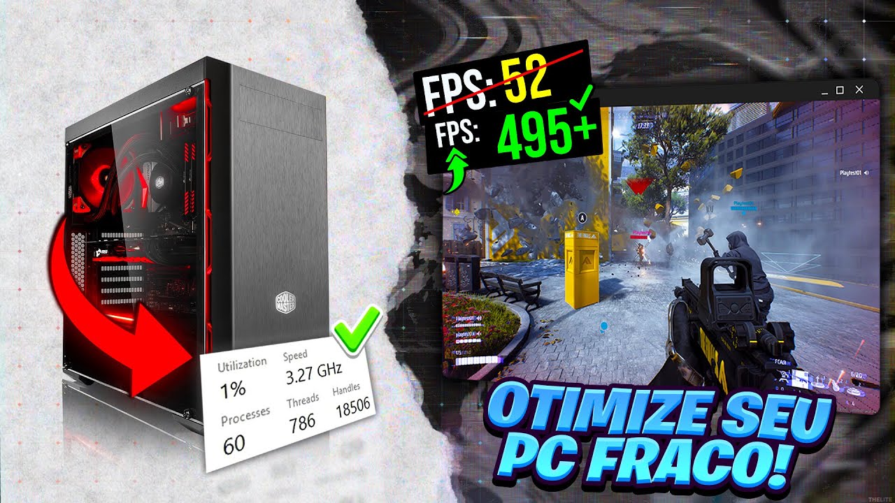 FAÇA QUE SEU PC FRACO AUMENTE MUITO FPS EM QUALQUER JOGO EM 2024! YouTube