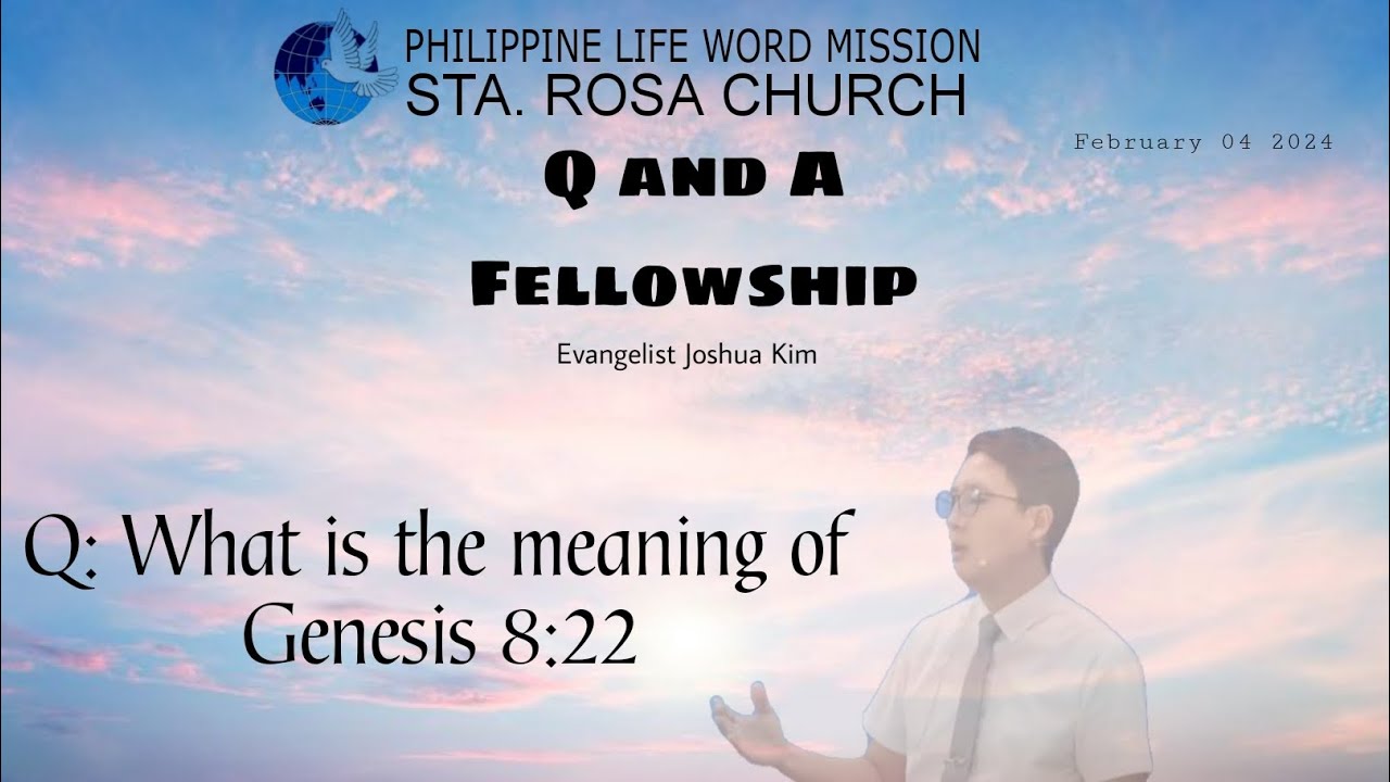 Ano ang ibig sabihin ng Genesis 8:22 - YouTube
