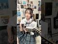 【Creep 弾いてみた】期末テスト終わった!このAddictoneさんのギター開封動画も撮影しました!このギター実は、、🤫お楽しみに💋 #lilsae #りるさえ #高校生 #guitar