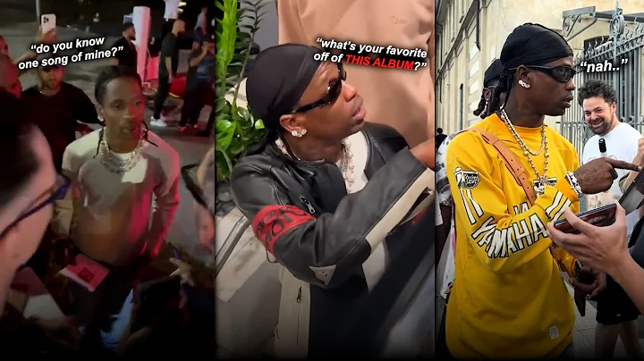 Every Time Travis Scott Tested Fans Before Signing Autographs 😳
