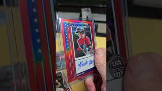 Autograph Baseball Card Pulled