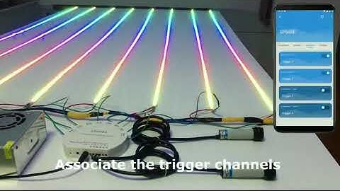 New Bluetooth Pixel led music  controller sp608E with 8 individual ports ,support 4096 Pixels (max)