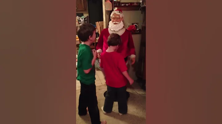 Dancing with Santa