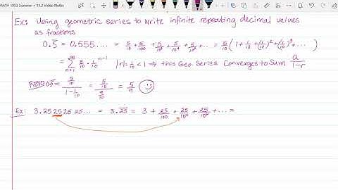 11.2 Part 2c: Repeating decimals as geometric series