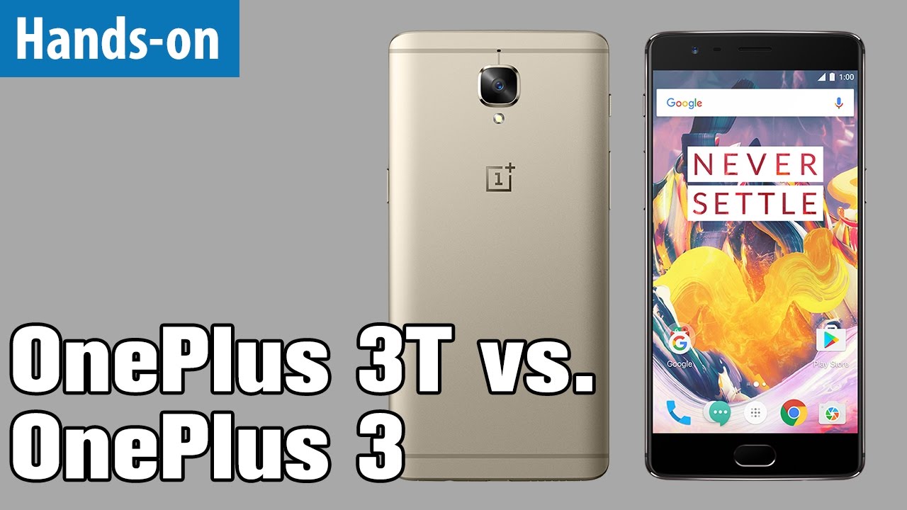 New Update OnePlus 3T vs. OnePlus 3 - Günstige Highend-Smartphones im Hands-on / Kurz-Test von Mobiwatch