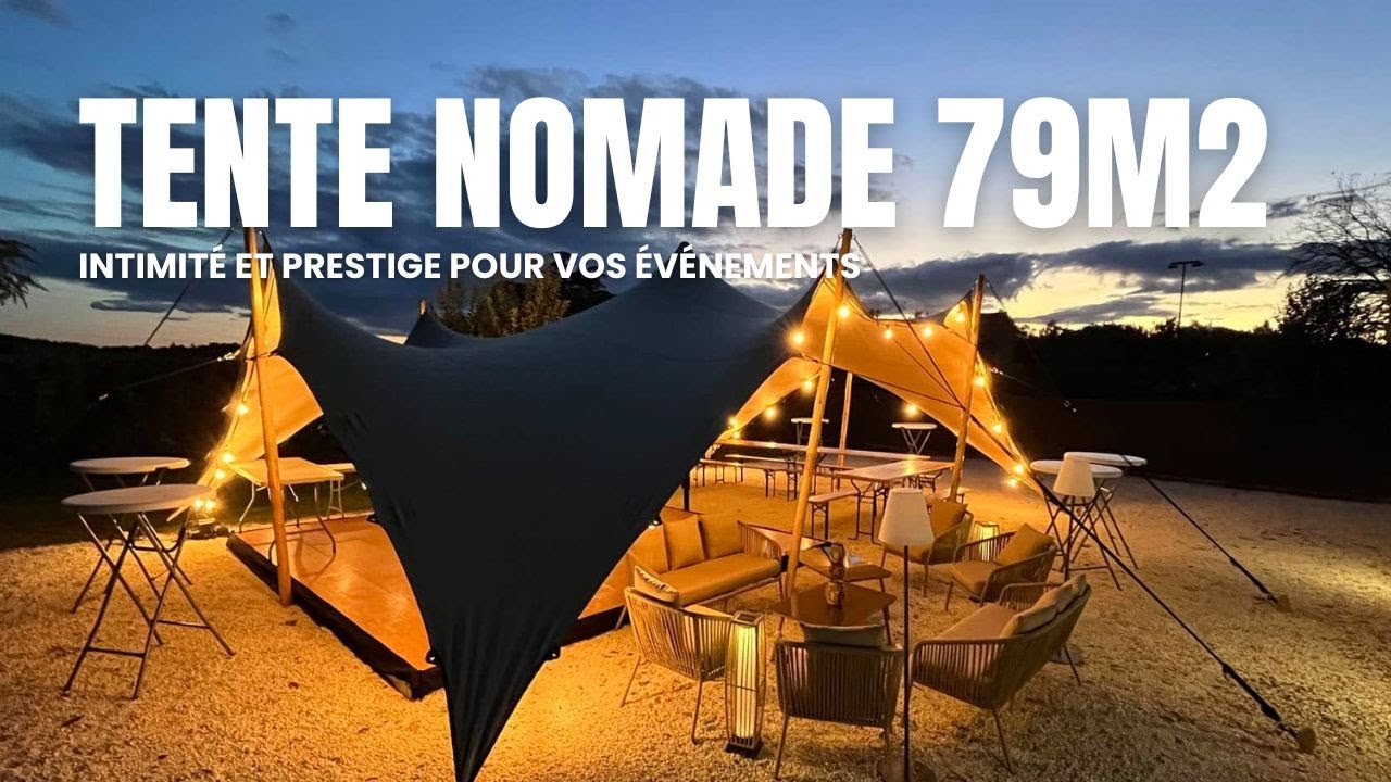 Tente Nomade 79m² – Intimité et Prestige pour vos Événements
