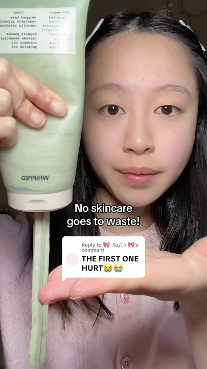 no way im letting my WHIPPED cleanser go to waste✨