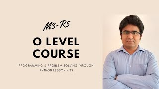File Handling - Programming & Problem Solving Through Python Lesson - 35
