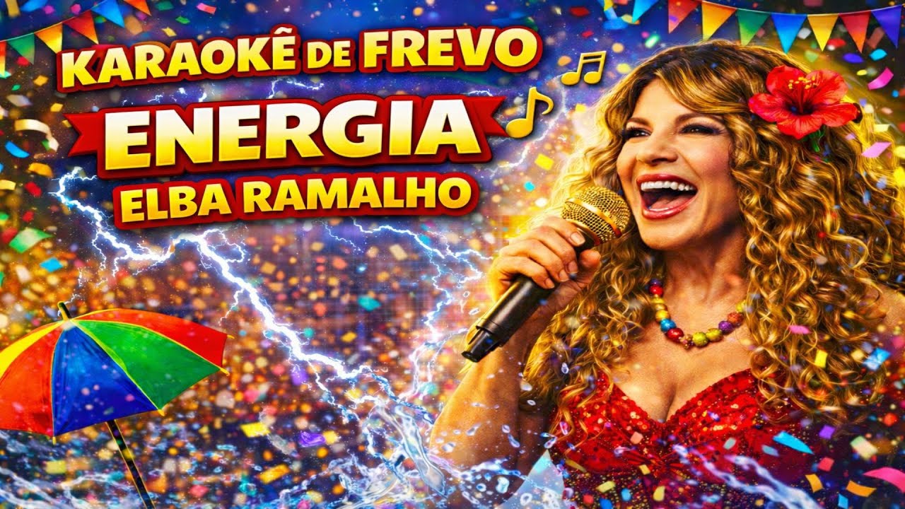 Energia – Elba Ramalho | Karaokê de Frevo 🎶 Carnaval Brasileiro