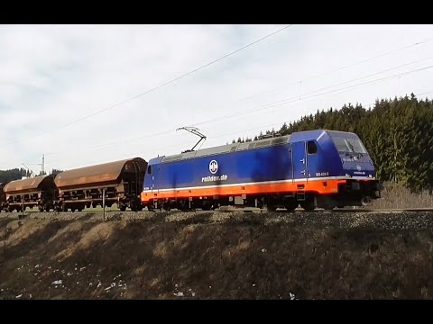 Private Güterzüge, Militärtransport uvm. im Frankenwald, Saaletal und Bamberg