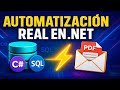 Automatización REAL en .NET: detecta, busca en SQL y dispara correos con PDF