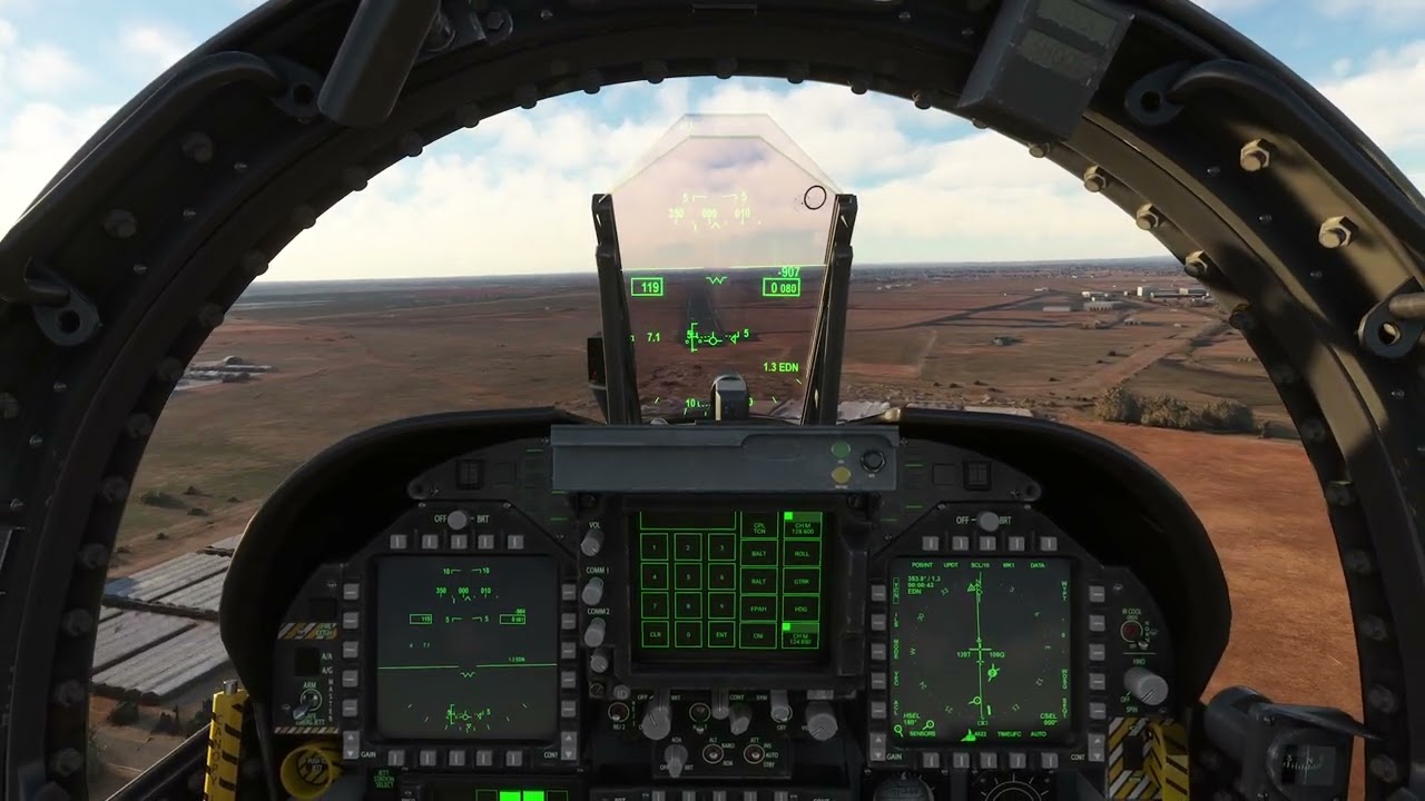 F18 Super Hornet Landing RWY36 RAAF Edinburgh