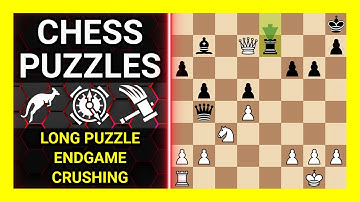 Chess Puzzles to Practice. Themes: Long puzzle, Endgame, Crushing. Learn Chess