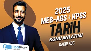 86 Meb - Ags & Kpss 2025 Tari̇h Kadi̇r Koç Anadolu Türk Tari̇hi̇