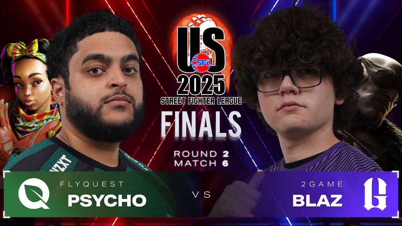 Psycho (Kimberly) vs. Blaz (Sagat) - Match 6 - 2Game vs. FlyQuest - SFL US Finals