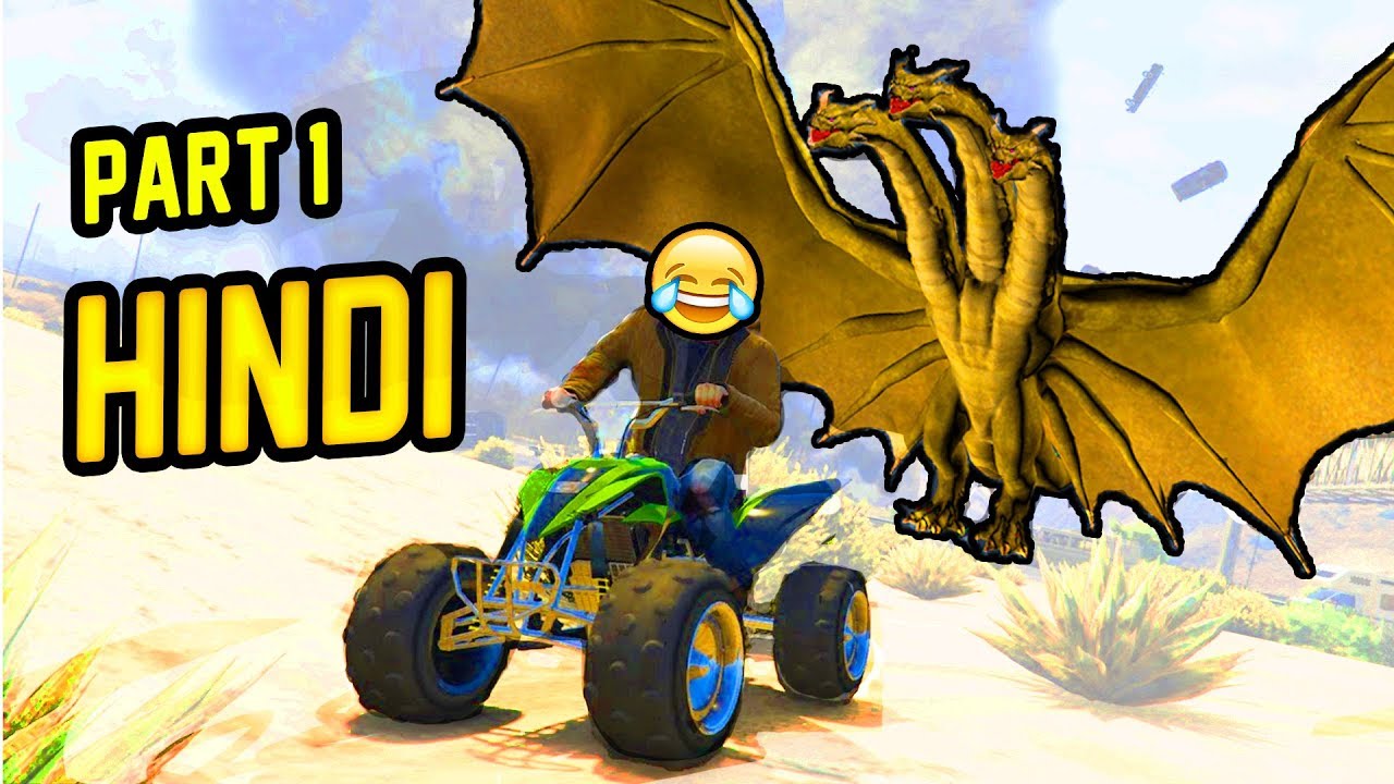 King Ghidorah Mod in GTA 5 #1 | Ft. Scarecrow | Hitesh KS