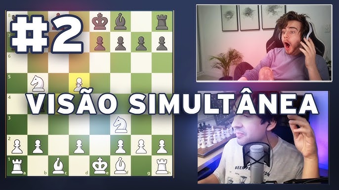 Cellbit VS Raffael Chess - câmeras SIMULTANEAS - XADREZ - PARTIDA 1 