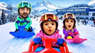 Esi̇la Menesa Annem Kizaktan Düştümü Komi̇k Snowpark Erci̇yes Kiş Tati̇li̇ Vlog