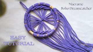 Makramee unenäopüüdja/ Macrame Boho Dreamcatcher Tutorial by Ilona Makramee 19 views 2 weeks ago 20 minutes