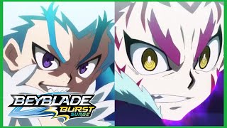 BEYBLADE BURST Surge Episode 22 - Shu & Lain vs Lui & Dante