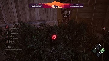 Hiding in a bush - Dead by daylight
