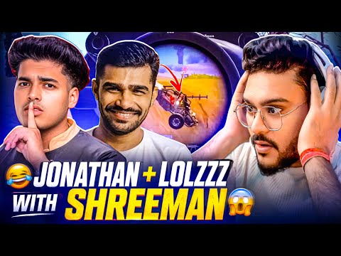 JONATHAN FIRST TIME PLAYING WITH SHREEMAN🤩 | Bhau Shocked After Seeing Johnathan gameplay💯