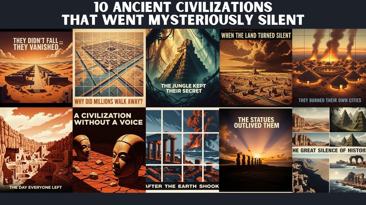 10 Ancient Civilizations That Went Mysteriously Silent — No Wars, No Final Records