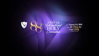 88th Annual Holy Convocation | Wednesday Evening, August 5, 2026