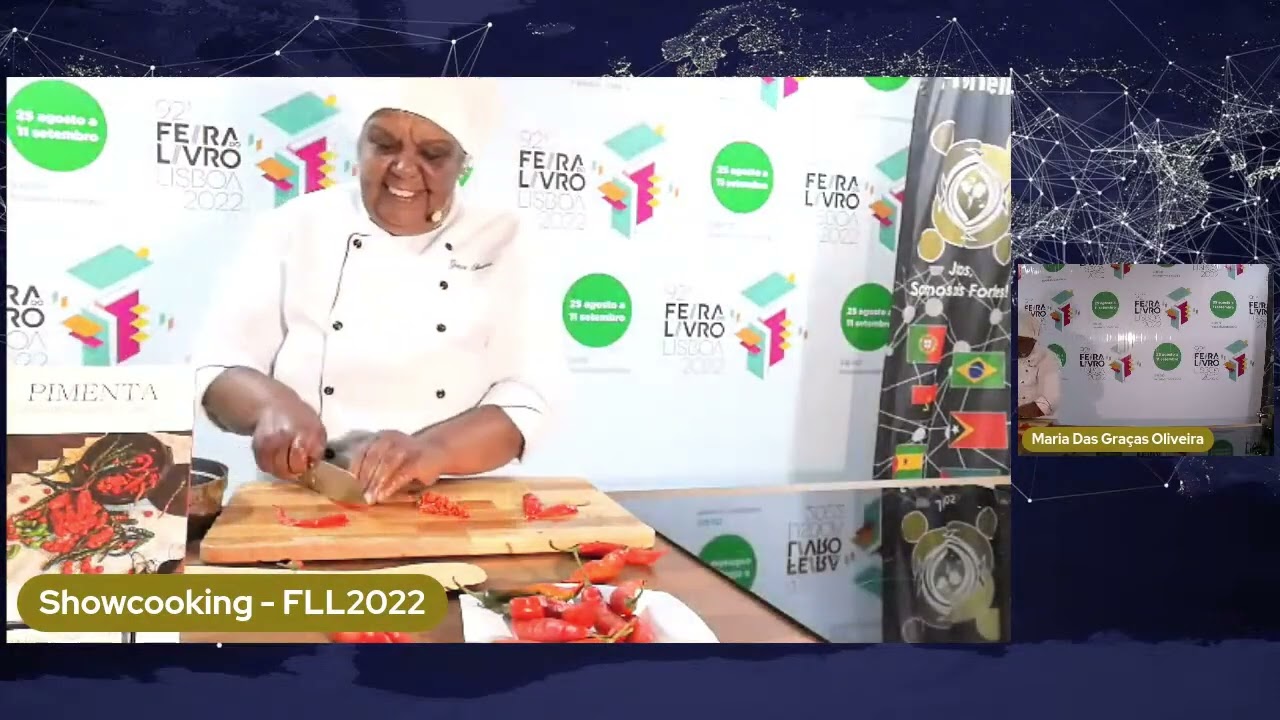 Showcooking - Feira do livro de Lisboa.