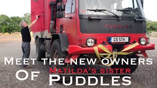 Overland truck Puddles has new owners. Leyland Daf T244